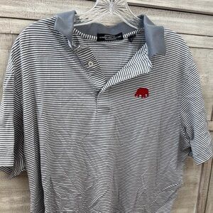 University of Alabama with Striped Pattern and Short Sleeves